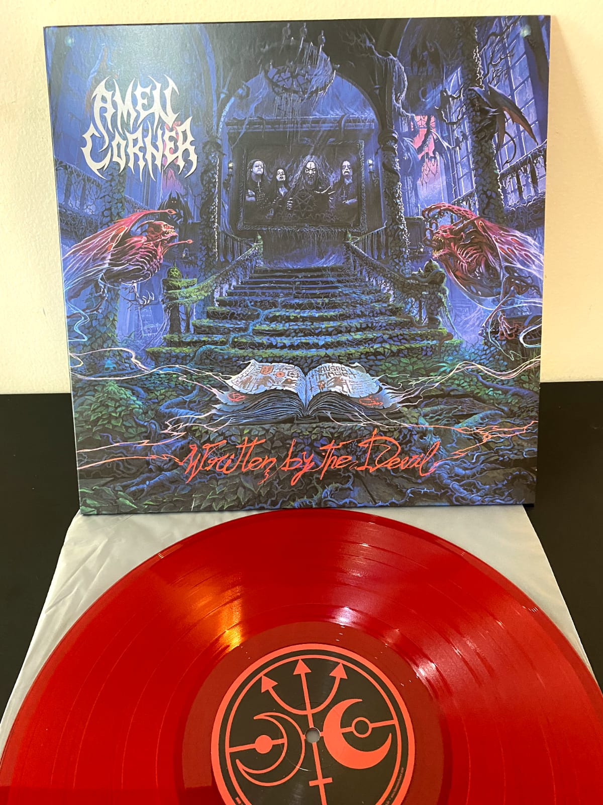 AMEN CORNER - Written By The Devil LP Transparent Red Vinyl Edição Limitada 200 Cópias