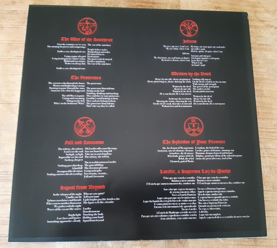 AMEN CORNER - Written By The Devil LP Transparent Red Vinyl Edição Limitada 200 Cópias - Imagem 4