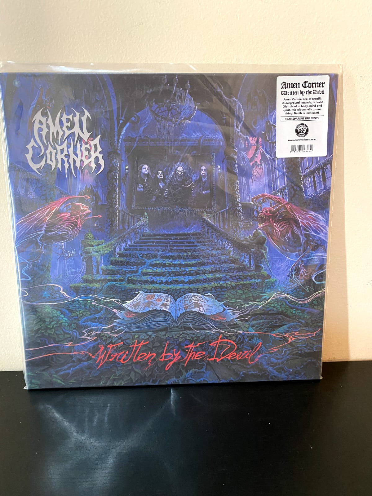 AMEN CORNER - Written By The Devil LP Transparent Red Vinyl Edição Limitada 200 Cópias - Imagem 7