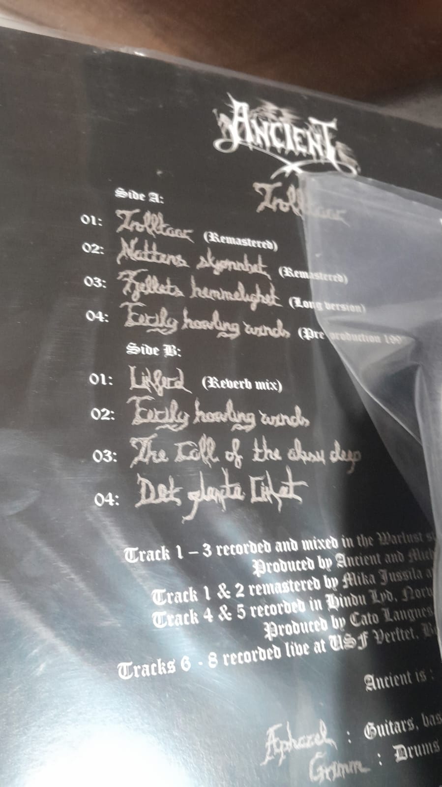 ANCIENT - Trolltaar LP Vinil Importado Repress Sleaszy Rider Records - Imagem 2