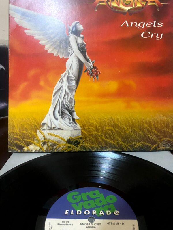 ANGRA - Angels Cry LP Vinil Nacional Estúdio Eldorado 1993