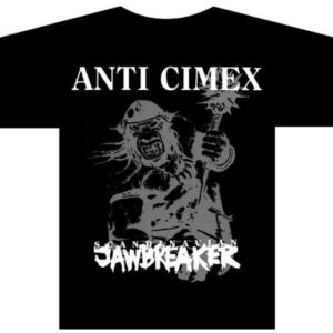 Anti Cimex - Scandinavian Jawbreaker - Camiseta (Hardcore Punk Sueco, Capa do Álbum, 100% Algodão)