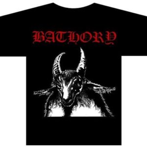 BATHORY - Goat Head Camiseta Black Metal 100% Algodão