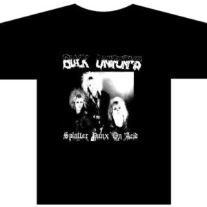 BLACK UNIFORMS - Splatterpunx On Acid - Camiseta (hardcore punk sueco, arte clássica, 100% algodão, produção independente)