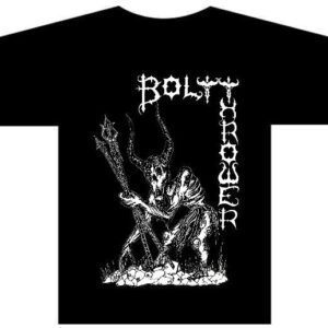 BOLT THROWER - Logo - Camiseta (Death Metal Inglês, Logo Tradicional, 100% Algodão, Produção Independente)