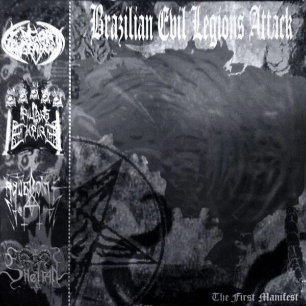 BRAZILIAN EVIL LEGIONS ATTACK - The First Manifest LP Vinil Nacional Vermelho Black Metal