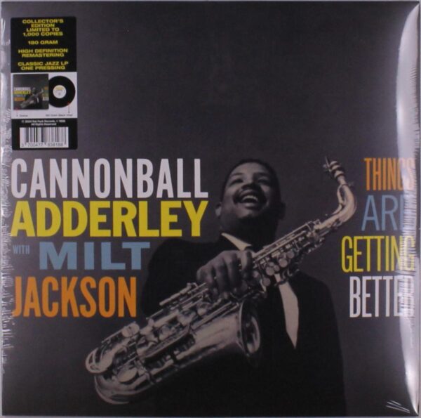 CANNONBALL ADDERLEY & MILT JACKSON - Things Are Getting Better LP 180g Remaster Culture Factory