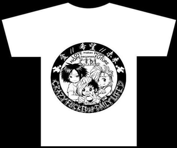 CFDL - Chaotic Formidable Destructive League Camiseta Thrash Punk Japonês 100% Algodão