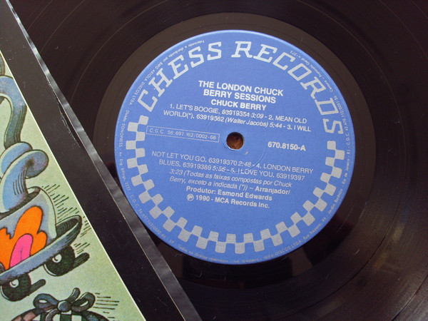 CHUCK BERRY - The London Chuck Berry Sessions LP Vinil Nacional Rock And Roll Reedição 1990 - Imagem 2