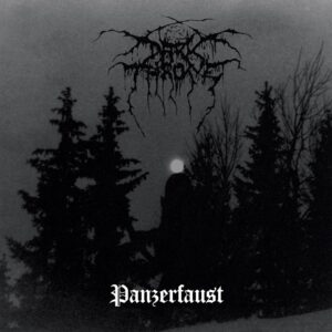 Darkthrone - Panzerfaust (Black Metal, Peaceville, 30th Anniversary, LP splatter branco/preto, importado, limitado)