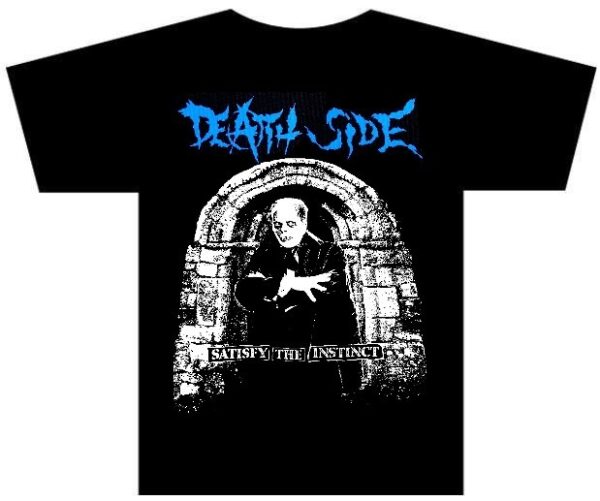 DEATH SIDE - Satisfy The Instinct Camiseta Hardcore Punk Japonês 100% Algodão