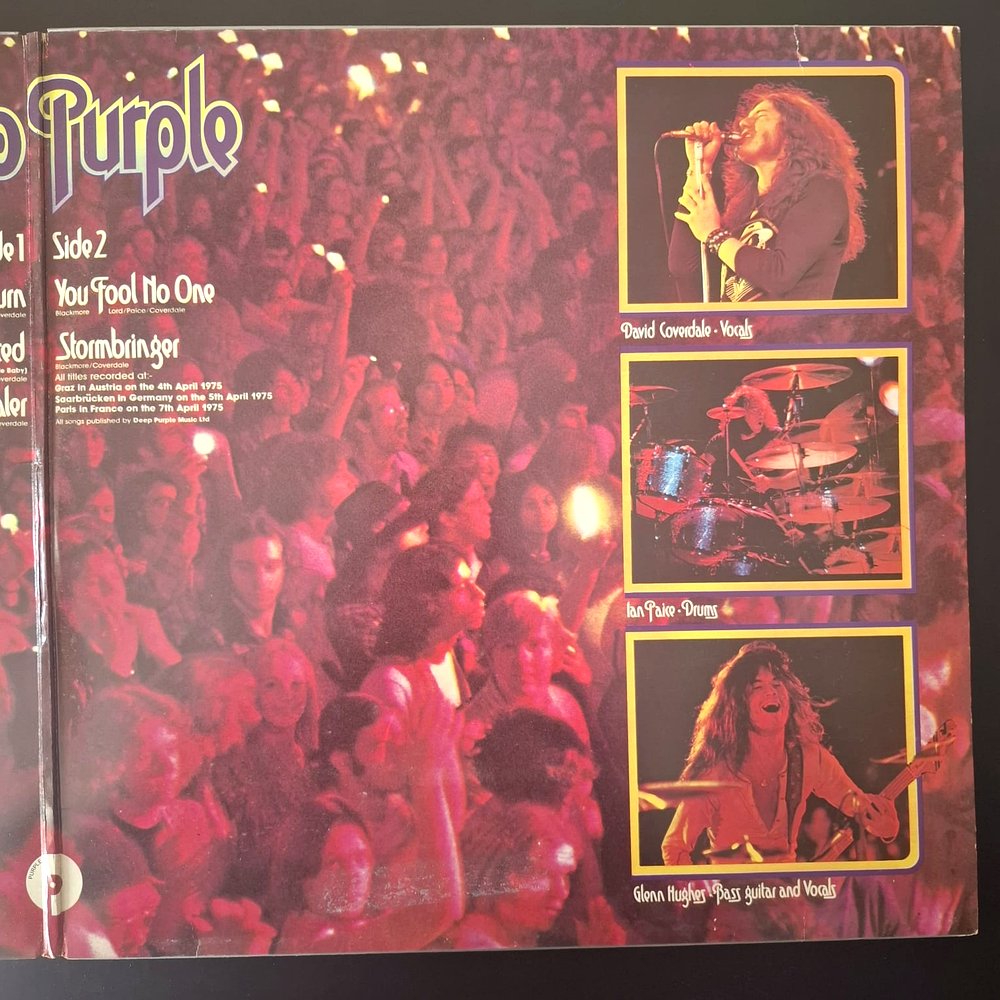 DEEP PURPLE - Made In Europe LP Vinil Nacional Purple / Odeon 1976 Hard Rock - Imagem 3
