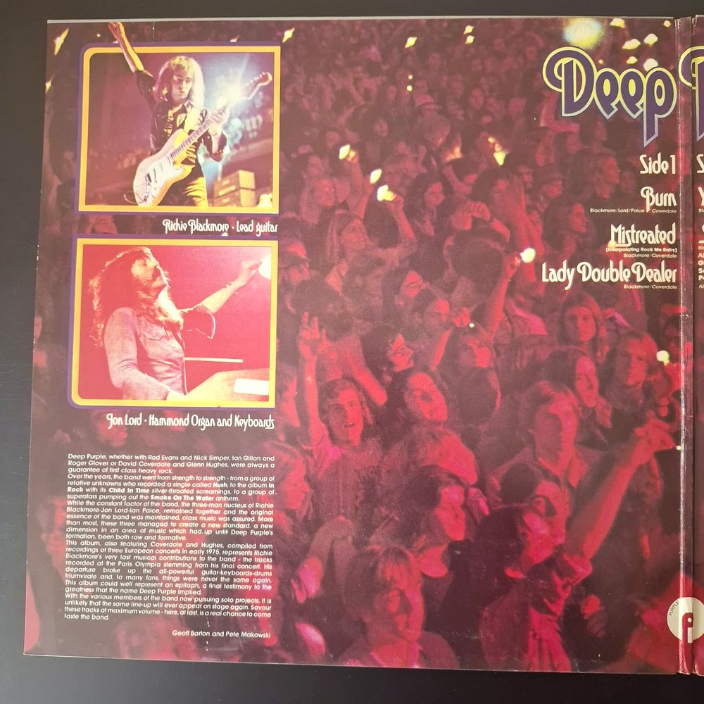 DEEP PURPLE - Made In Europe LP Vinil Nacional Purple / Odeon 1976 Hard Rock - Imagem 4