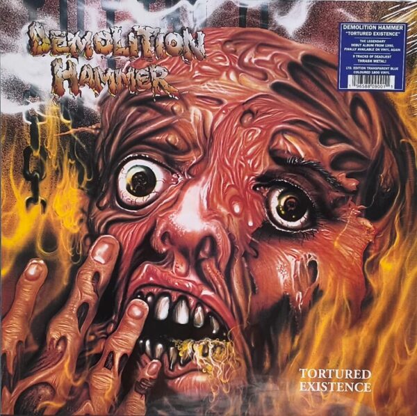 DEMOLITION HAMMER - Tortured Existence LP Azul Translúcido Vinil Importado Thrash Metal