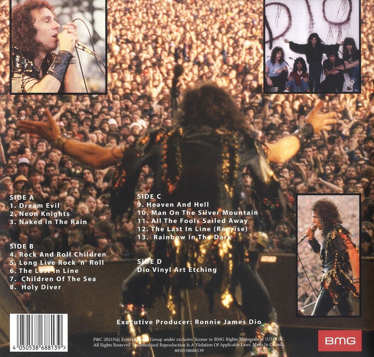 DIO - Dio At Donington '87 2LP 180g Vinil Importado Ao Vivo Heavy Metal - Imagem 2
