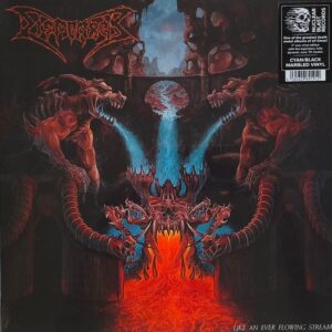 Dismember - Like an Ever Flowing Stream (1991, Nuclear Blast, Repress, Cyan/Black Marbled Vinyl, LP Lacrado)