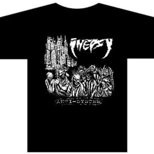 Inepsy - Anti-System (Blackened Crust, Metal Punk, 100% Algodão)