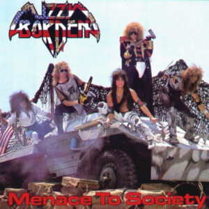 Lizzy Borden - Menace to Society (Heavy Metal, LP USA Sky-Blue Marbled Edition)