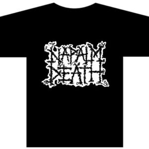 Napalm Death - Logo - Camiseta (Grindcore, Logo Tradicional, 100% Algodão)
