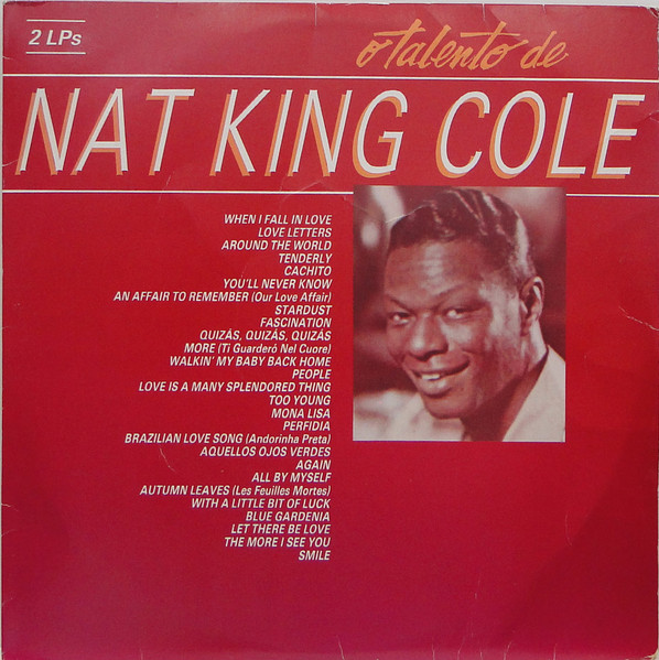 NAT KING COLE - O Talento De Nat King Cole 2LP Vinil Nacional Capitol 1986
