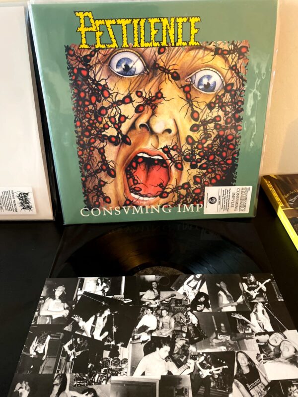 PESTILENCE - Consuming Impulse LP Black Vinyl Hammerheart Records Death Metal