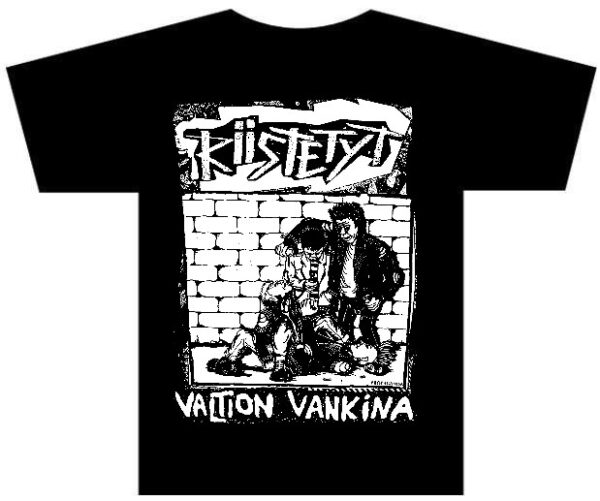 RIISTETYT - Valtion Vankina Camiseta Punk Hardcore Finlandês 100% Algodão