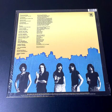 RIOT - Rock City LP Vinil Importado Transparent Vinyl 1977 - Imagem 2