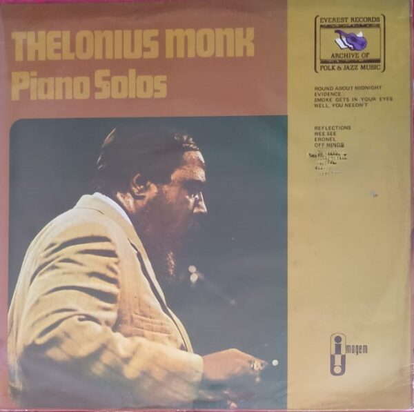 THELONIOUS MONK - Piano Solos LP Vinil Nacional Jazz