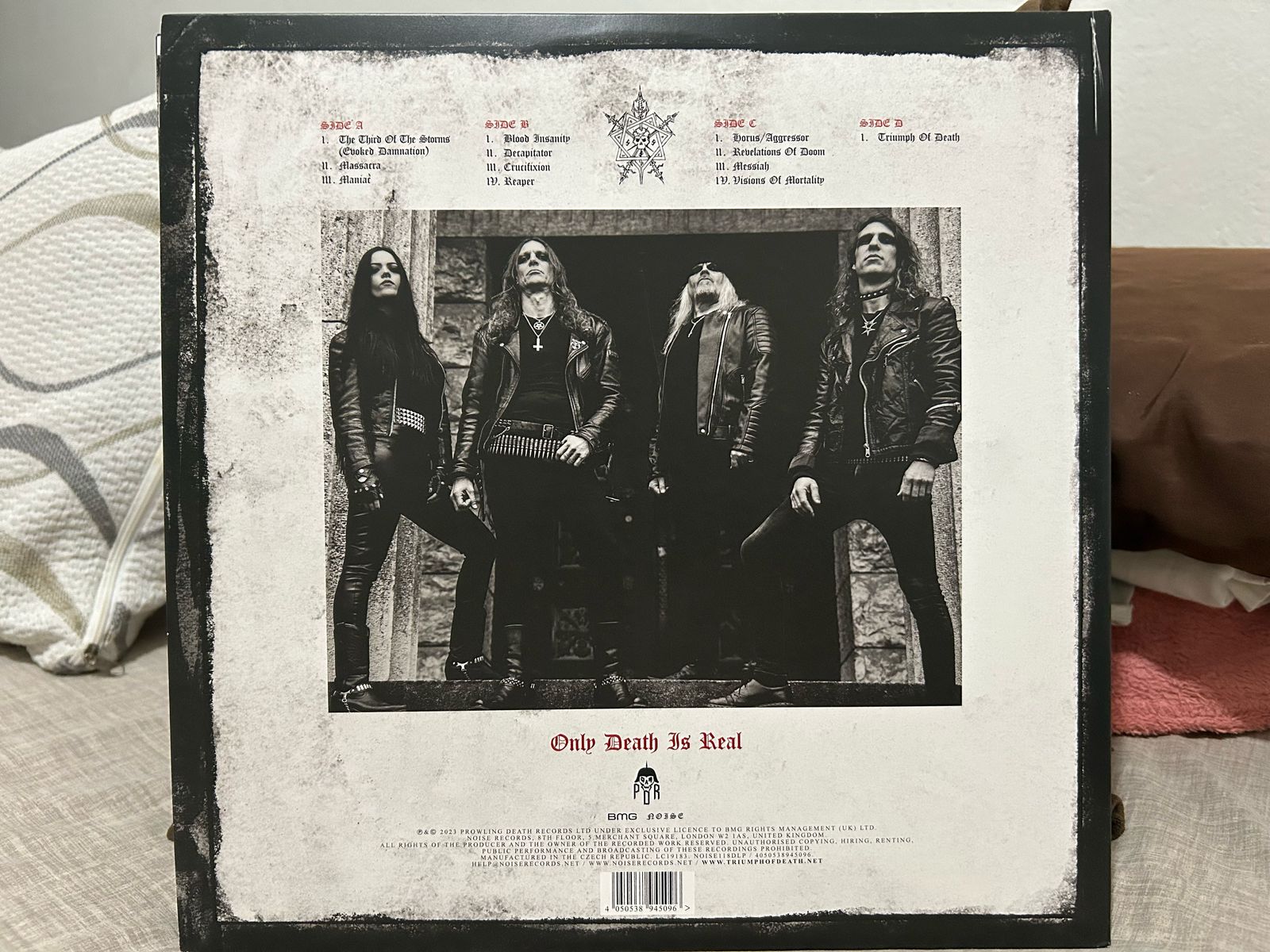 TRIUMPH OF DEATH - Resurrection Of The Flesh LP Ao Vivo Vinil Importado 2023 Black Metal - Imagem 4
