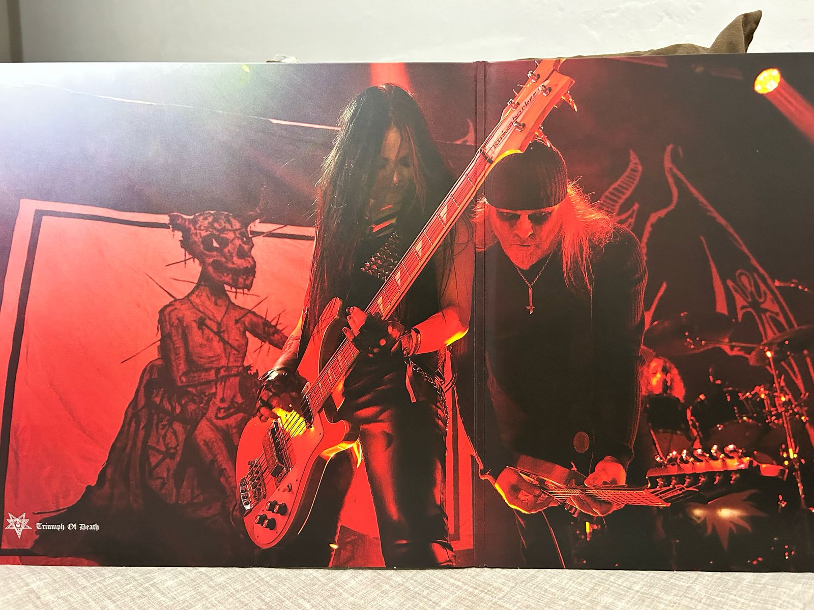 TRIUMPH OF DEATH - Resurrection Of The Flesh LP Ao Vivo Vinil Importado 2023 Black Metal - Imagem 2