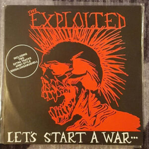 The Exploited - Let's Start A War... ...Said Maggie One Day LP Brasil 1985 Punk Rock Prensagem Nacional