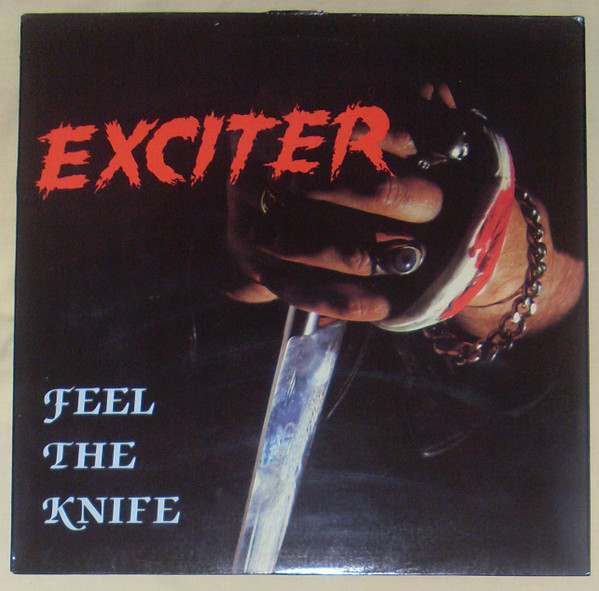 EXCITER – Feel the Knife Single 12" Vinil Importado Prensagem de Época 1985