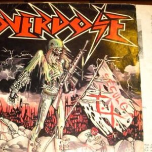 SEPULTURA / OVERDOSE - Bestial Devastation / Século XX Split LP Vinil Nacional Selo Vermelho 1985