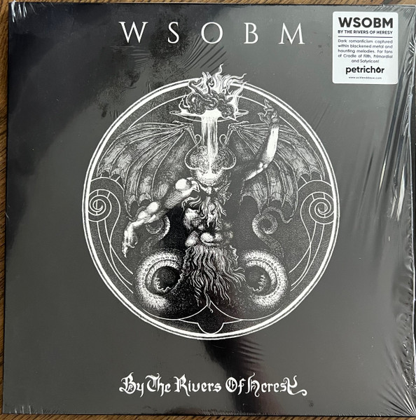 White Snake Of Blackened Maze - By The Rivers Of Heresy LP Black/White Splatter Petrichor 2021 Atmospheric Black Metal Limitado 100 Cópias