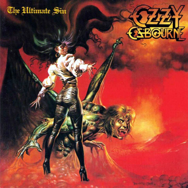 OZZY OSBOURNE - The Ultimate Sin LP Vinil Brasil 1986 Epic Heavy Metal