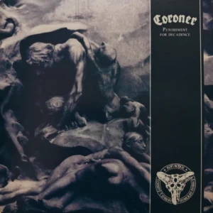 Coroner - Punishment For Decadence LP Black Vinyl 1988 Thrash Metal Técnico