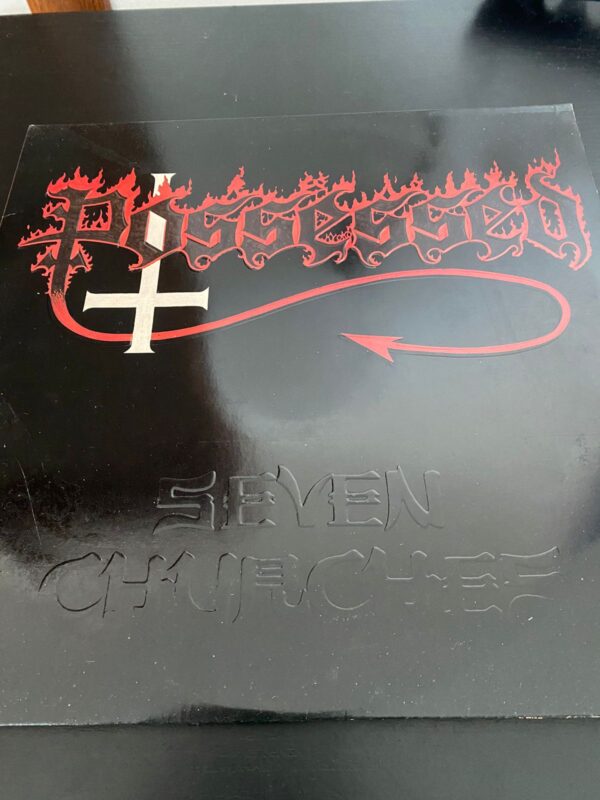 POSSESSED - Seven Churches LP Vinil Importado US Combat Green Labels 1st Press 1985