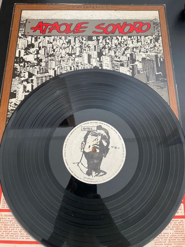 VARIOUS - Ataque Sonoro LP Vinil Nacional Ataque Frontal Repress