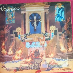 Vulcano - Bloody Vengeance LP Rock Brigade Brasil 1986 Primeira Prensagem