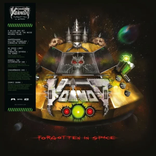 Voïvod - Forgotten In Space Deluxe Box Set 6LP + DVD + USB Noise Records 2022