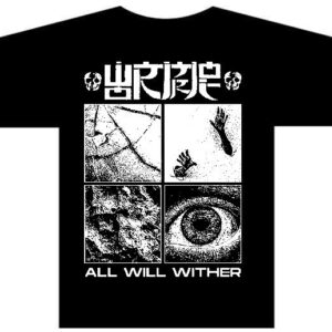 WORMROT – All Will Wither Camiseta Hardcore Punk/Crust Punk 100% Algodão