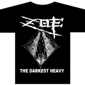 ZOE – The Darkest Heavy Camiseta Hardcore Punk/Crust Punk 100% Algodão