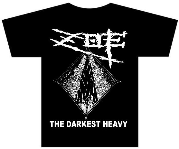 ZOE – The Darkest Heavy Camiseta Hardcore Punk/Crust Punk 100% Algodão