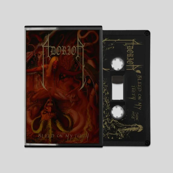 ADORIOR – Bleed on My Teeth Fita Cassete Importada Sepulchral Voice