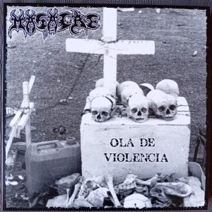 MASACRE - Ola de Violencia + Bonus | LP Vinil Branco | Death Metal